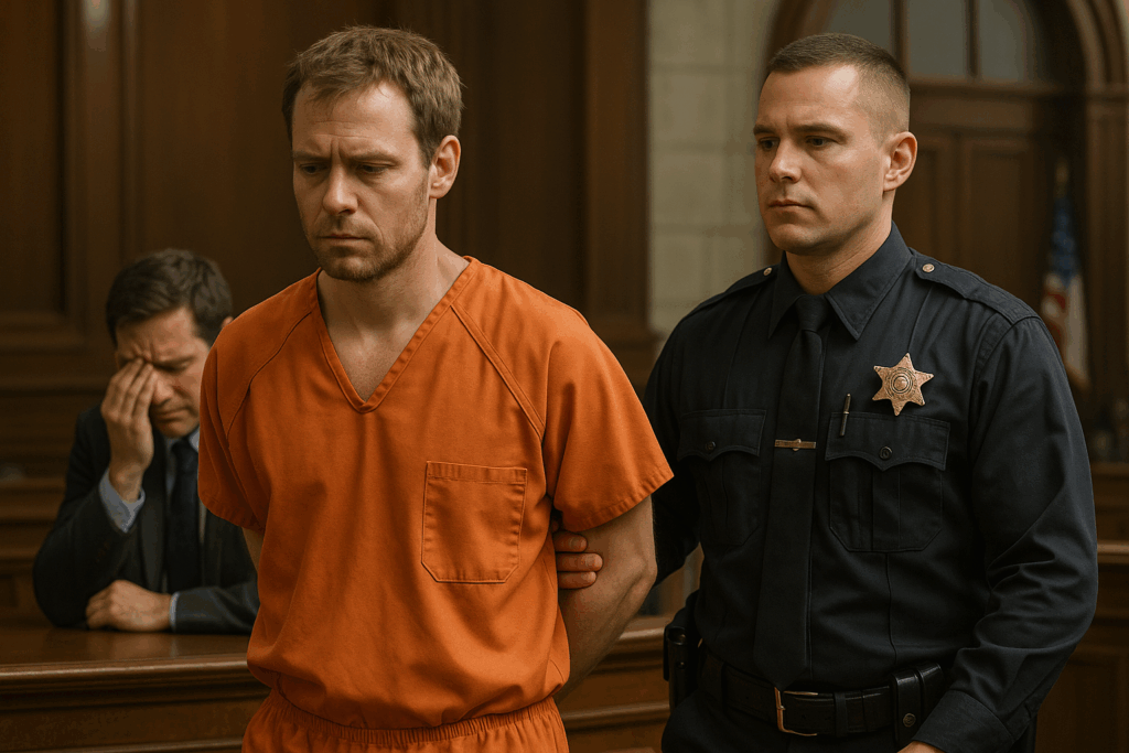 wyprowadzany skazany